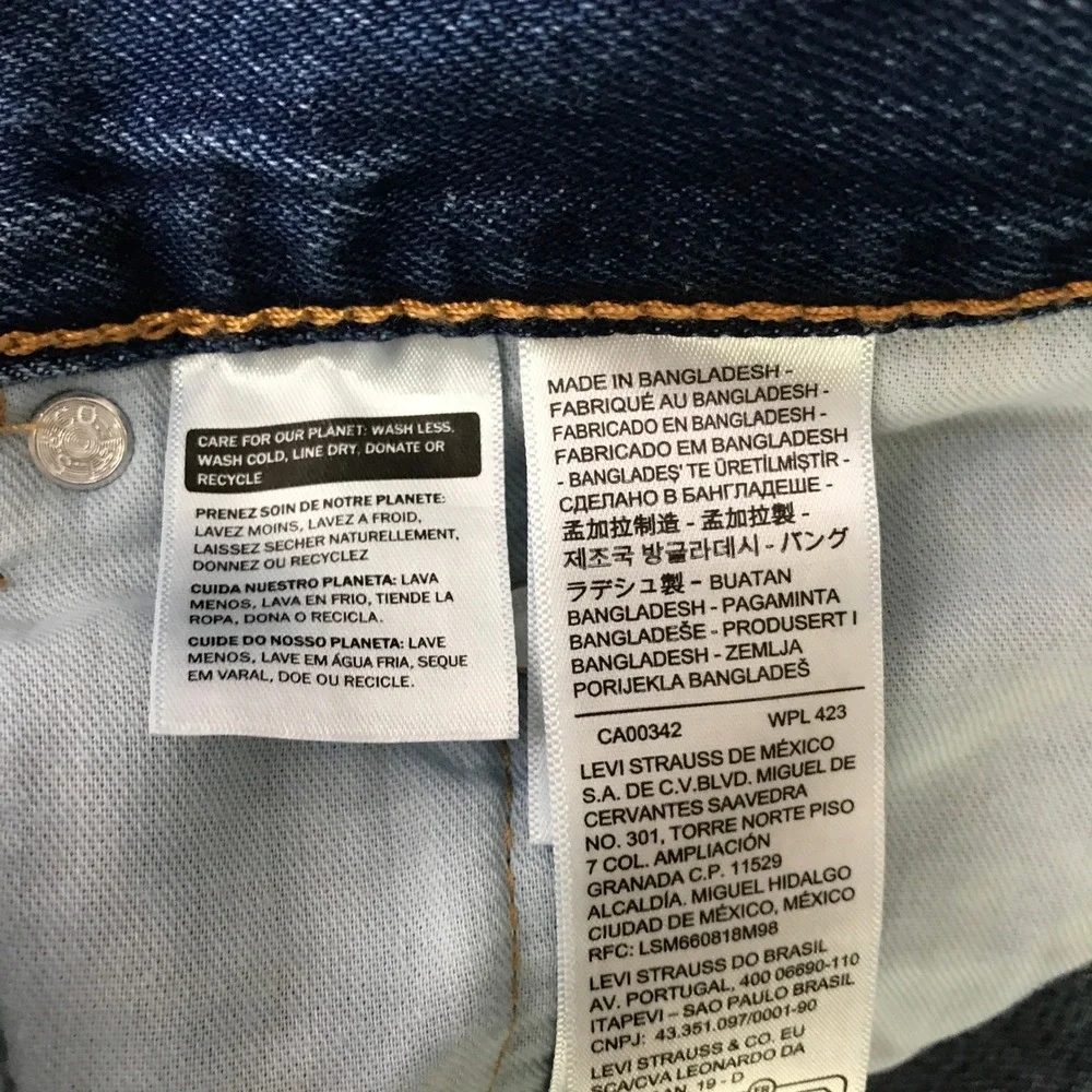 Levis 550 Relaxed Fit Jeans Mens 48x30(28.5) Blue Tapered Leg Denim 100% Cotton